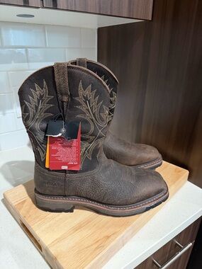 Ariat WorkHog Waterproof Composite Toe Work Boot Size 10.5 EE